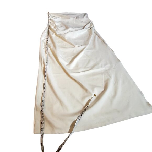 White Strapless Maxi Dress XXL By A New Day Elastic strapless top for secure fit - Picture 12 of 12